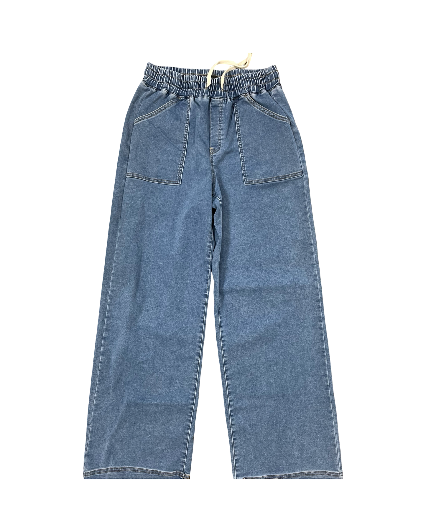 Jeans Wide Leg By Sincerely Jules In Blue Denim, Size:8