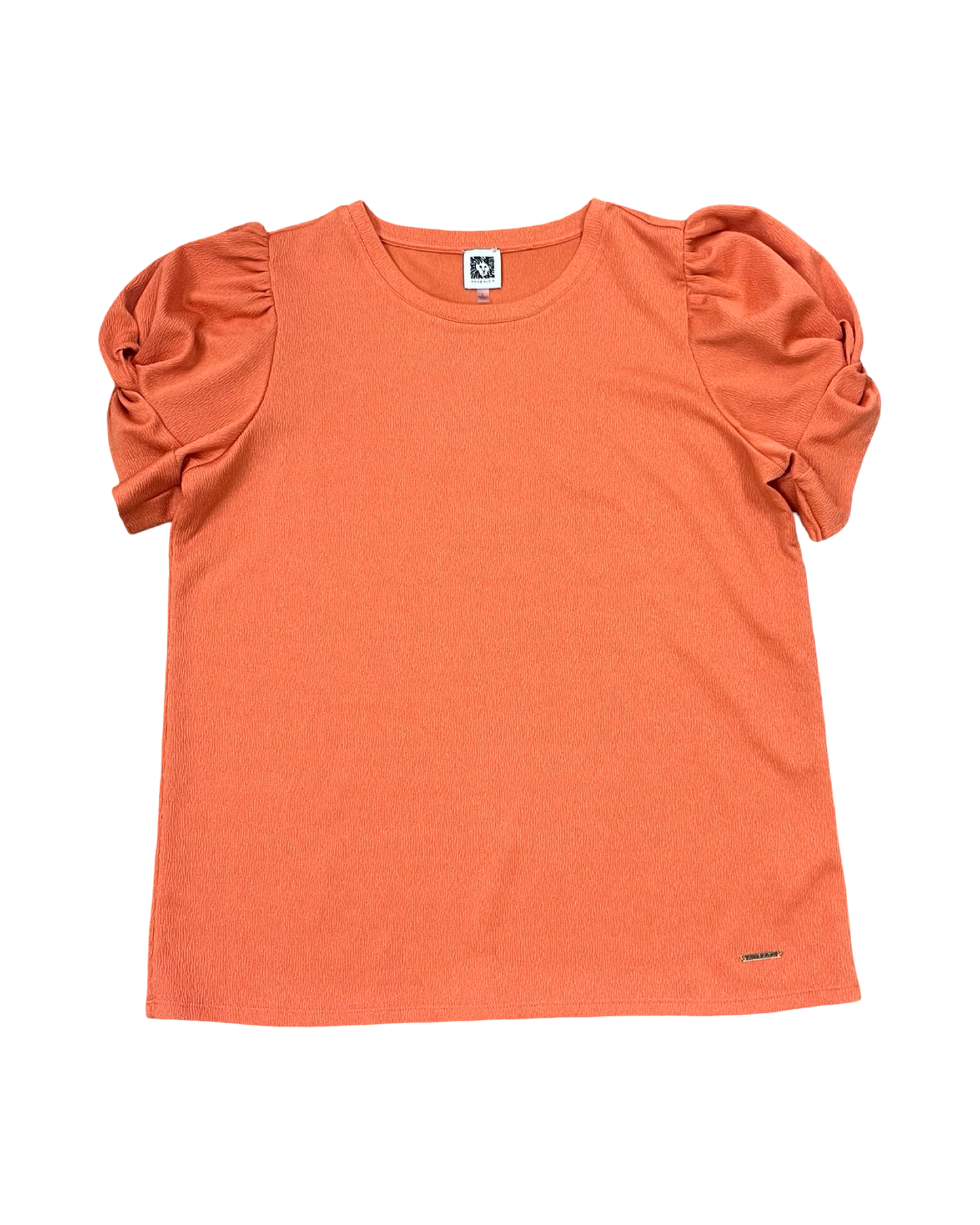 Top Ss By Anne Klein In Orange, Size:L