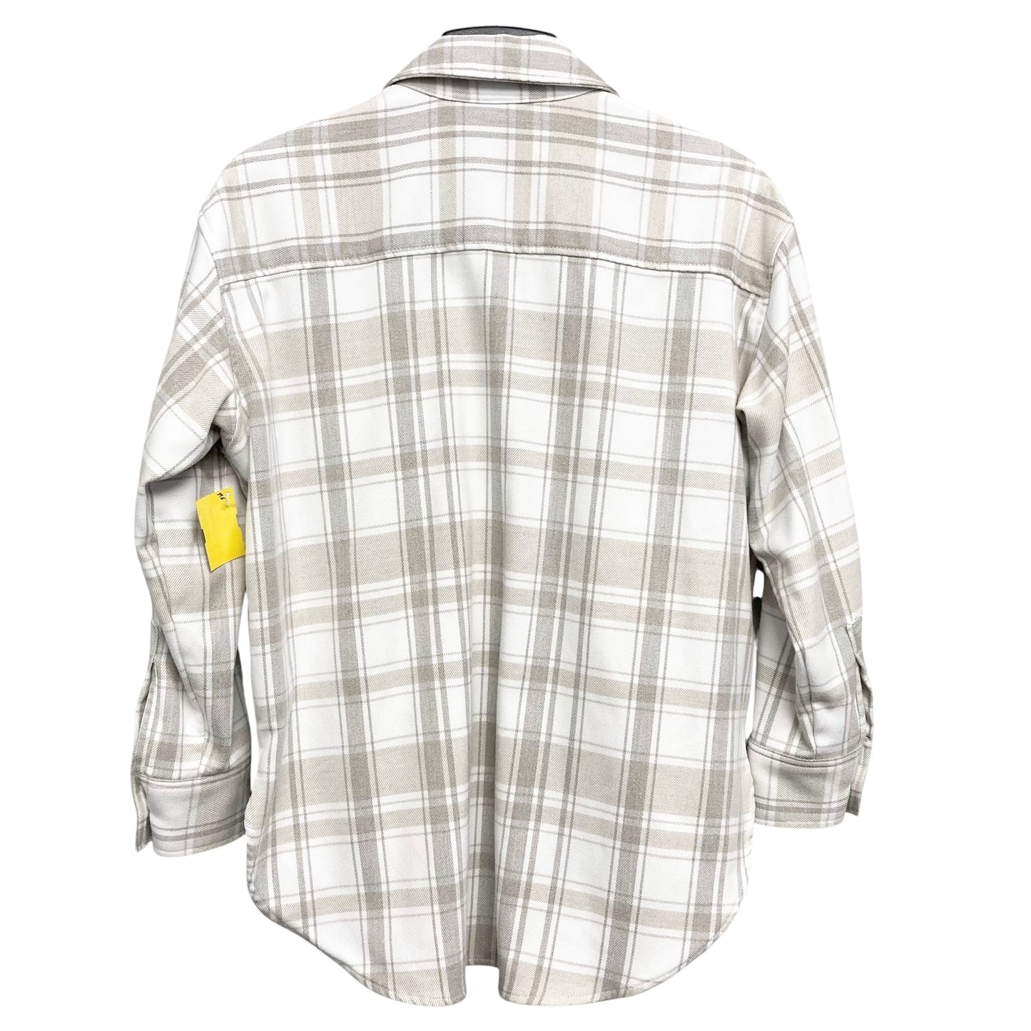 Jacket Shirt By H&M In Plaid Pattern, Size:S