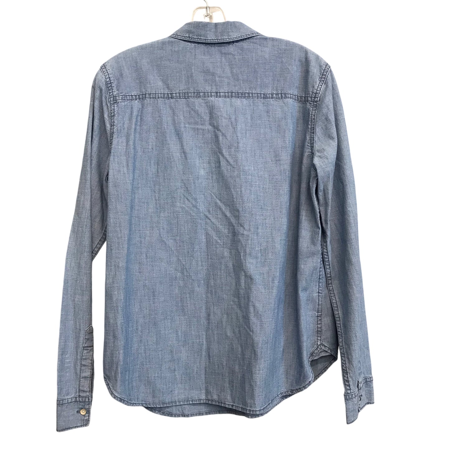 BLUE DENIM TOP LS by GAP Size:M