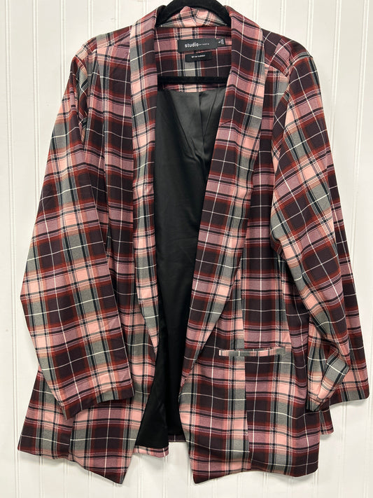 Blazer By Torrid In Plaid Pattern, Size:4X