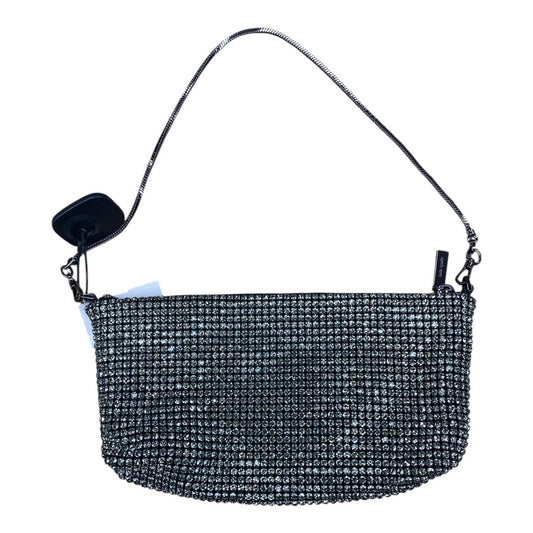 Handbag Designer By Kate Spade In Black & Silver, Size:Small