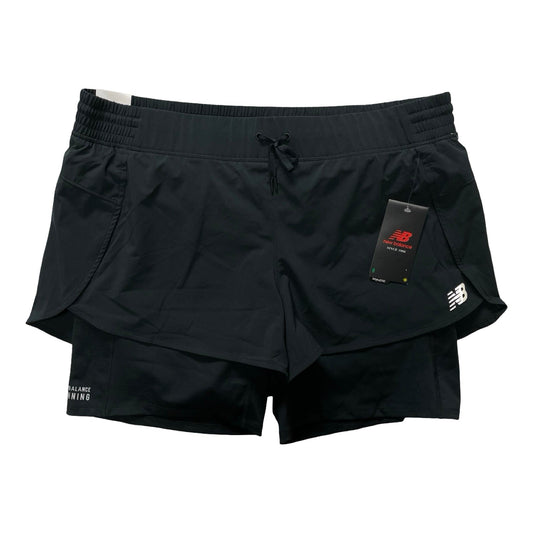 Athletic Shorts By New Balance In Black, Size:Xl