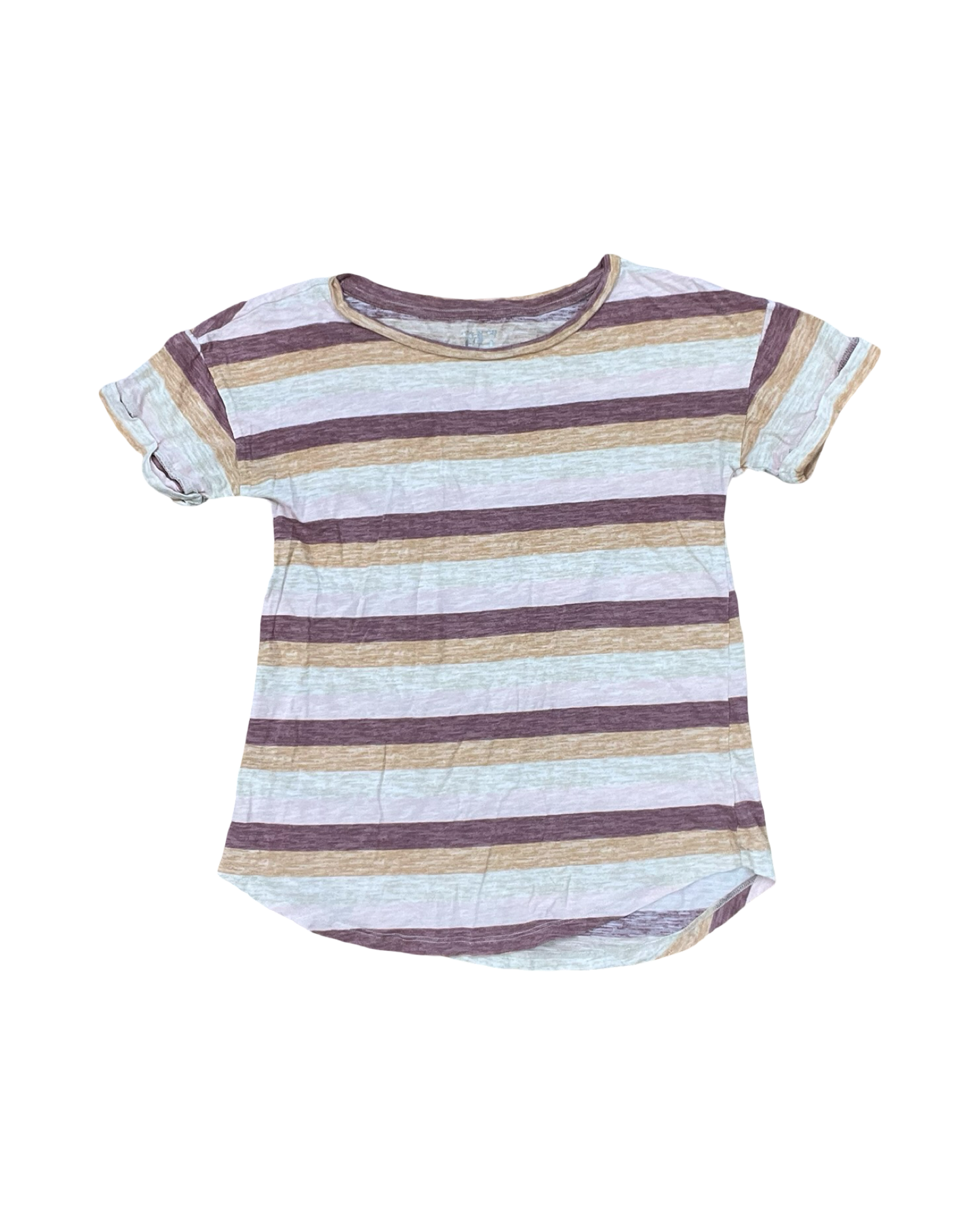 Top Ss By Maurices In Pink & Tan, Size:Xs