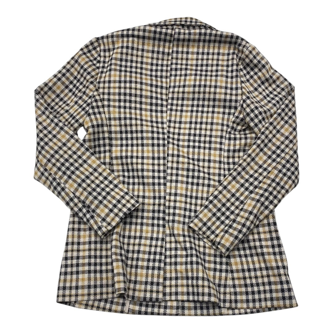 Blazer By Loft In Checkered Pattern, Size:2P
