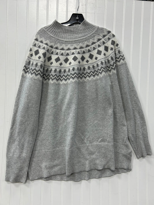 Sweater By Tahari In Grey, Size:2X