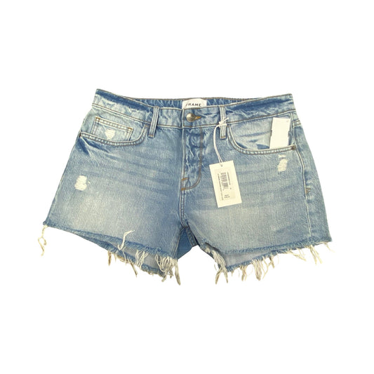 Shorts By Frame In Blue Denim, Size:2