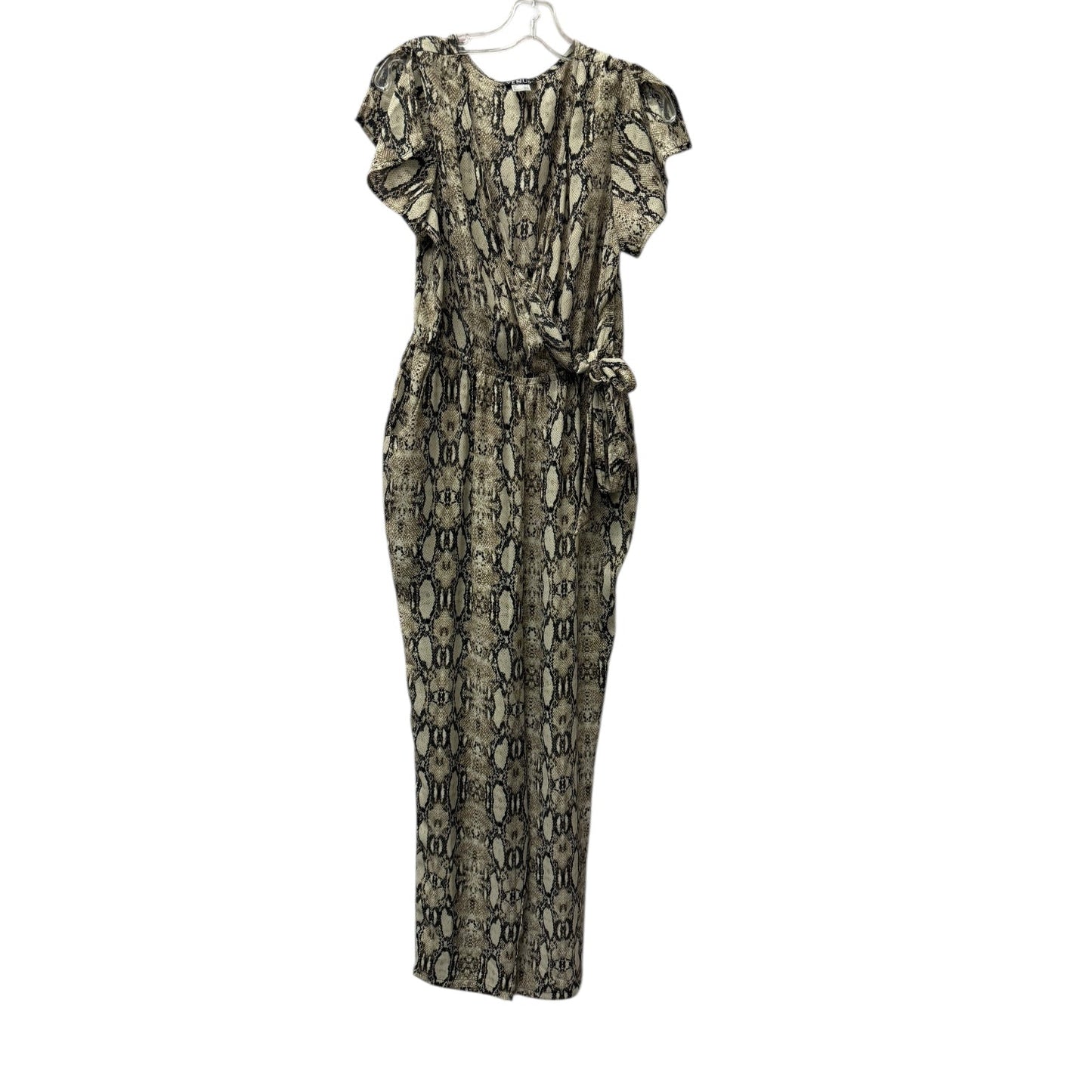 Jumpsuit By Venus In Snakeskin Print, Size:M