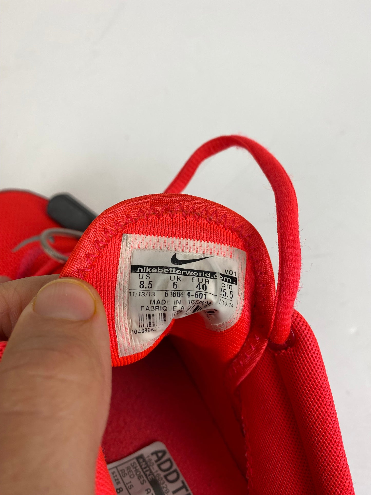 Shoes Athletic By Nike In Red, Size: 8.5