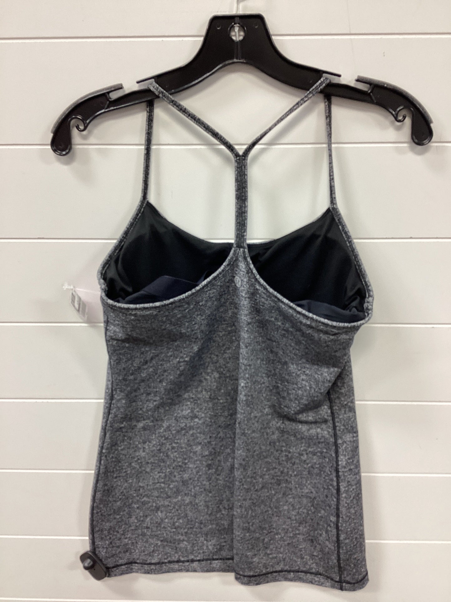 Athletic Tank Top By Lululemon In Grey, Size:8