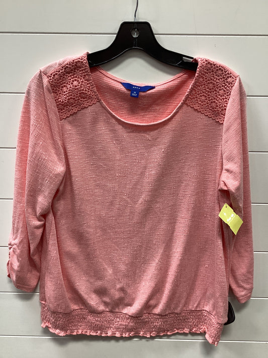 Top Ls By Apt 9 In Pink, Size:M
