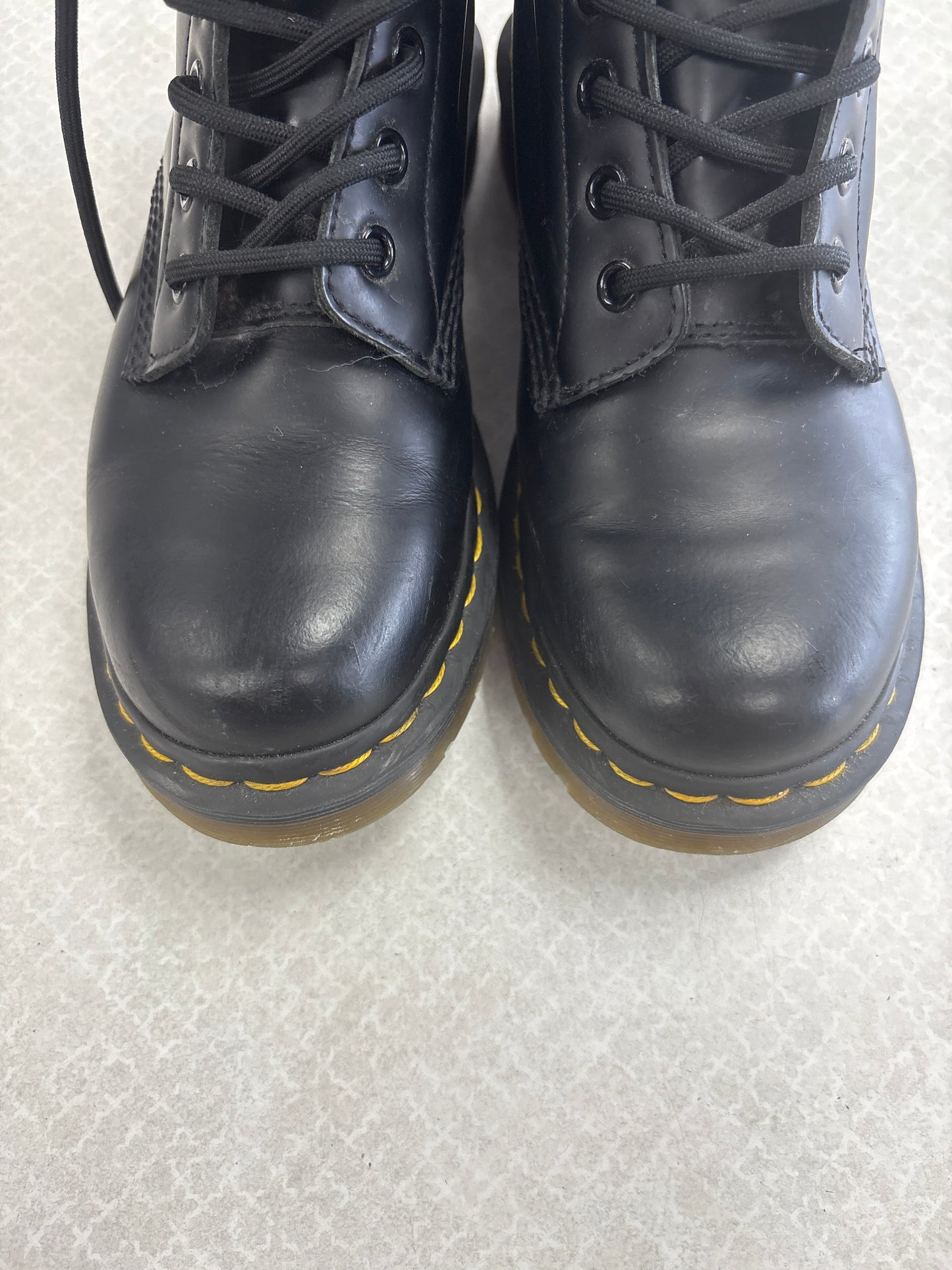 BOOTS COMBAT by DR MARTENS In BLACK, Size: 6