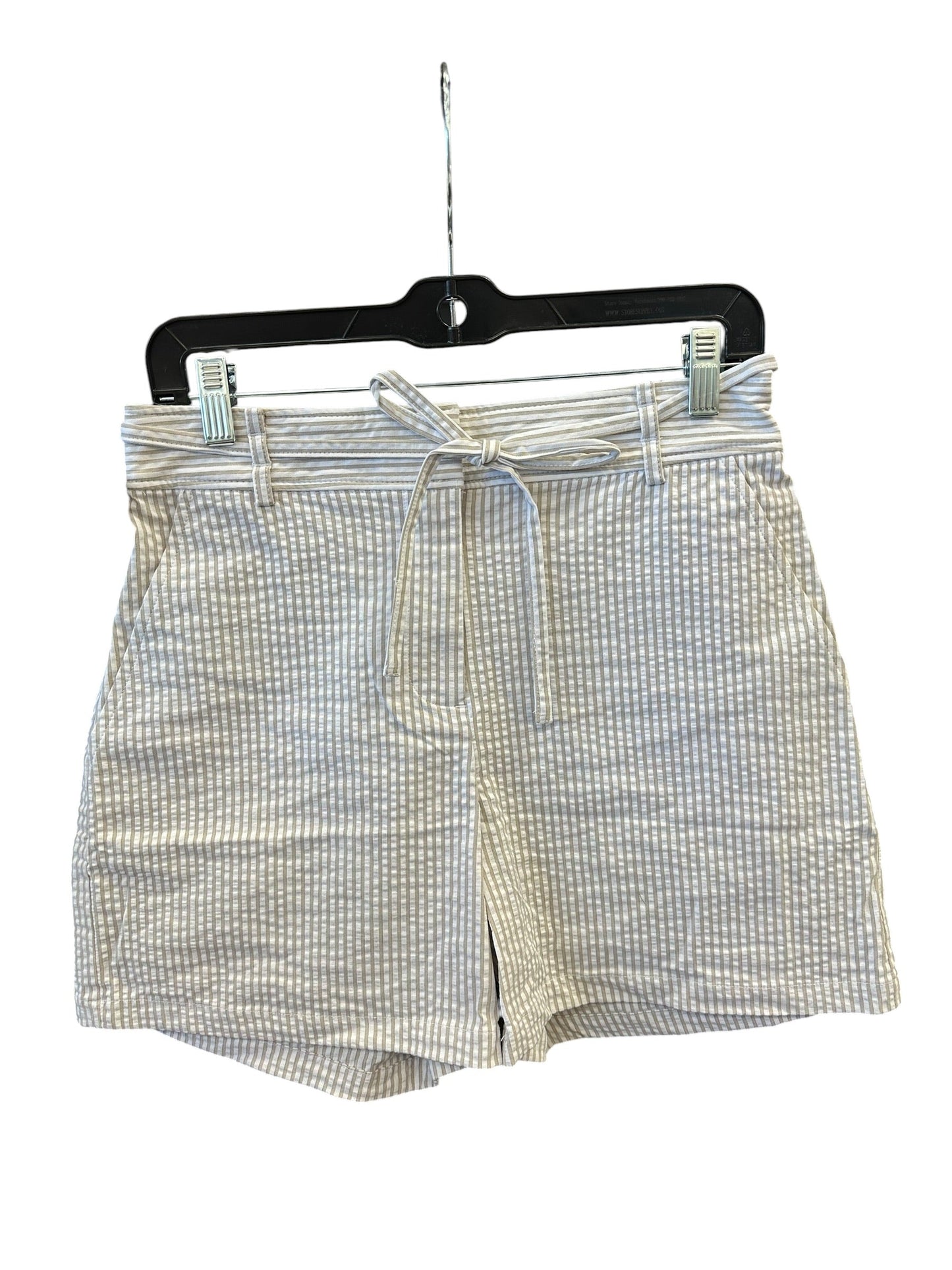 Shorts By Loft In Tan & White, Size:0