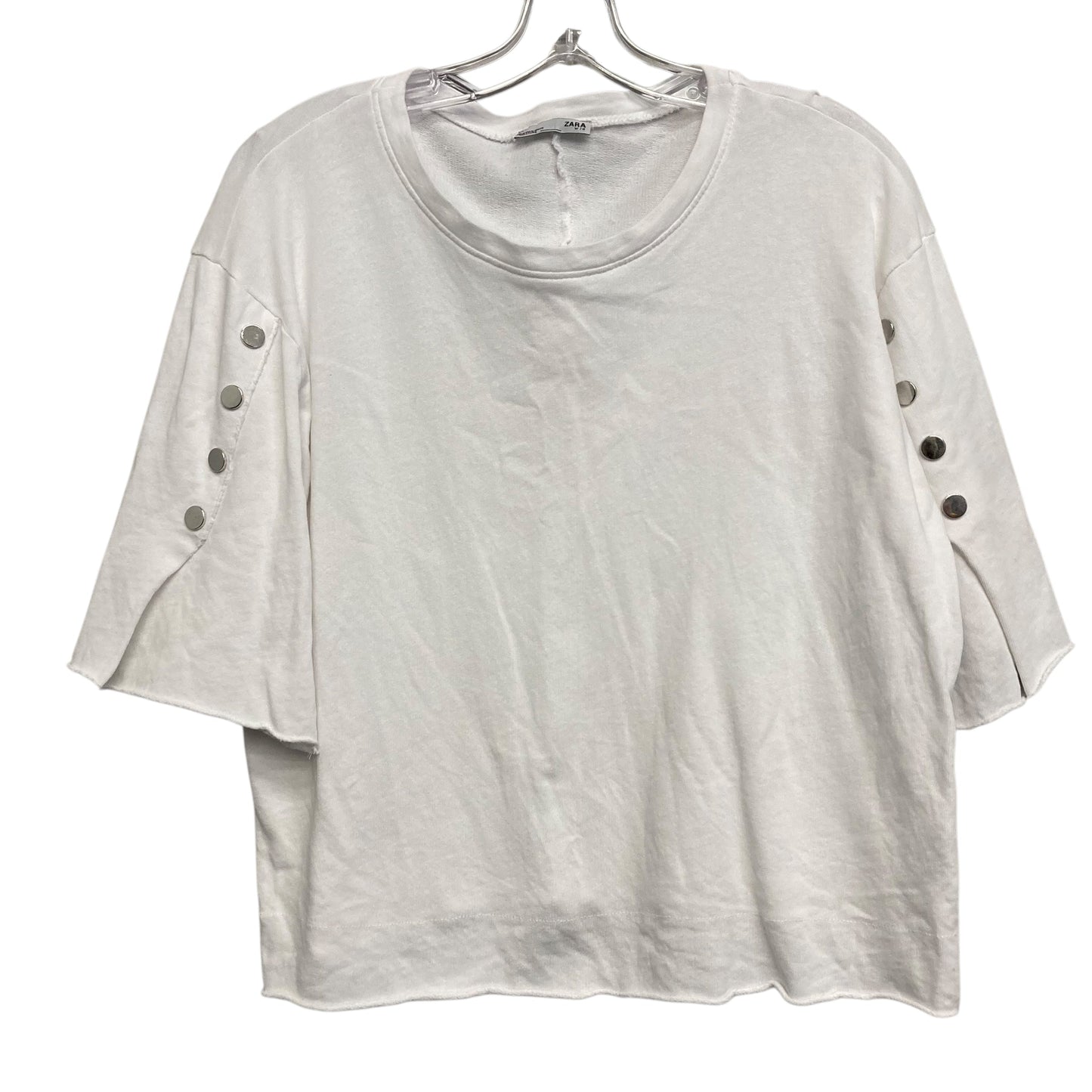Top Ss By Zara In White, Size:M