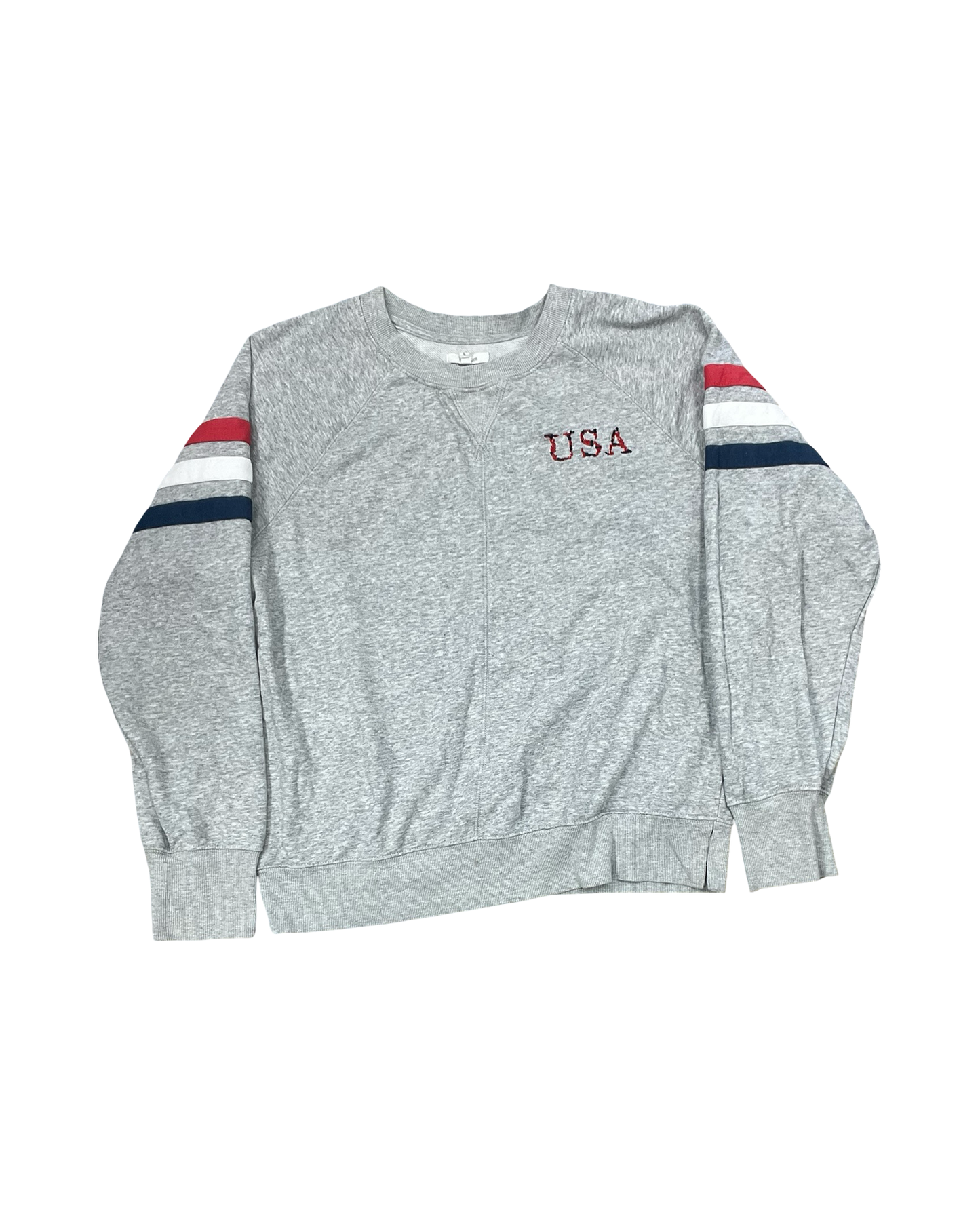 Sweatshirt Crewneck By Maurices In Grey, Size:L