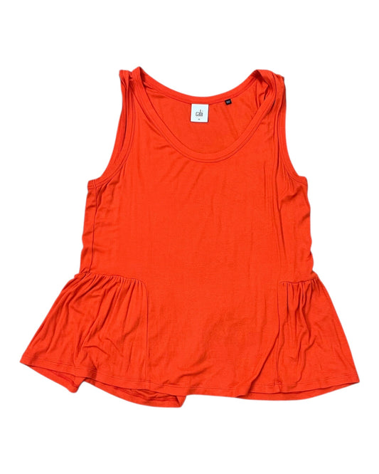 Top Sleeveless By Cabi In Orange, Size:M