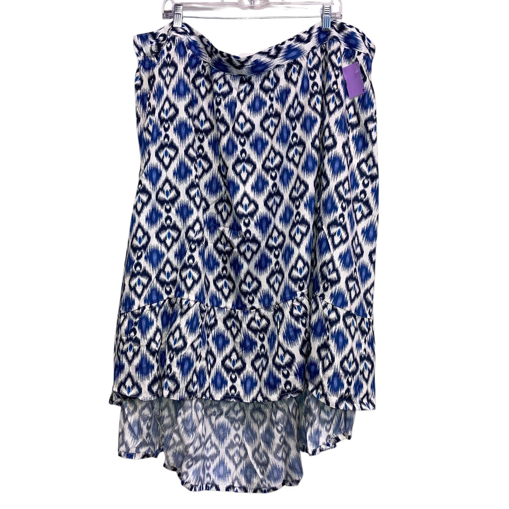 destination 365 midi dress Skirt Midi By Destination 365 In Black & Blue, Size:3X