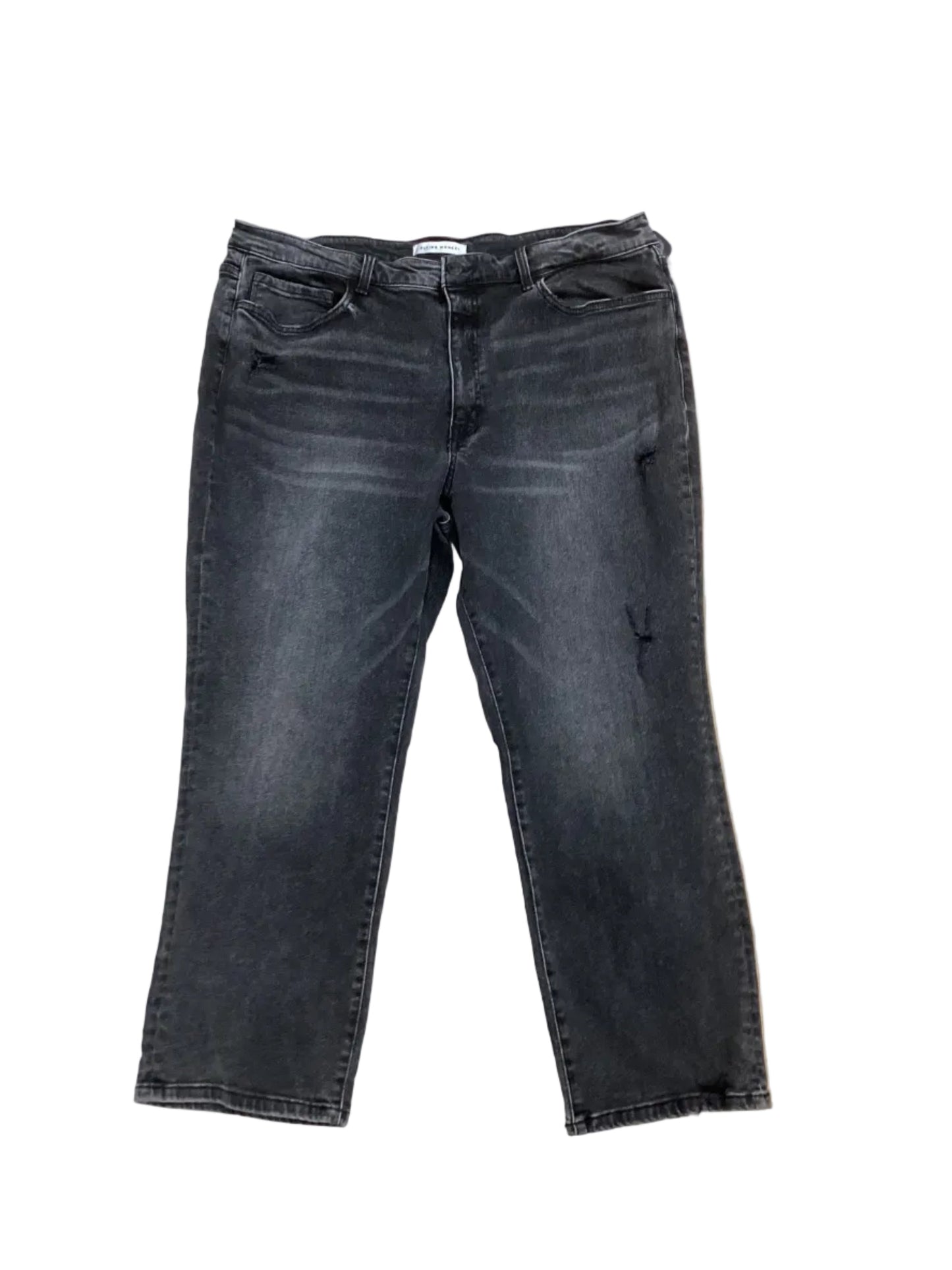 Jeans Cropped By Flying Monkey In Black, Size:22
