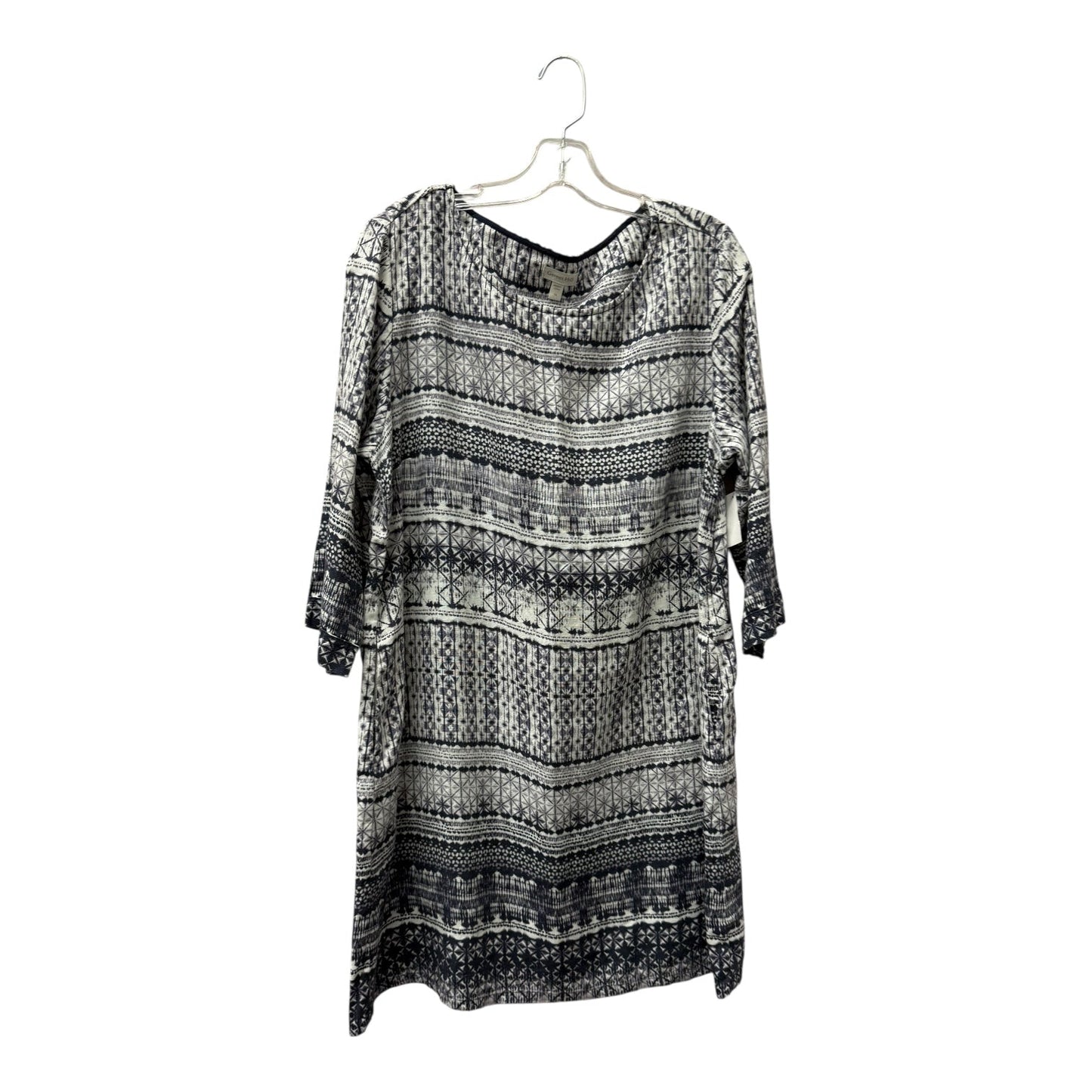 Dress Casual Midi By Garnet Hill In Purple, Size:L