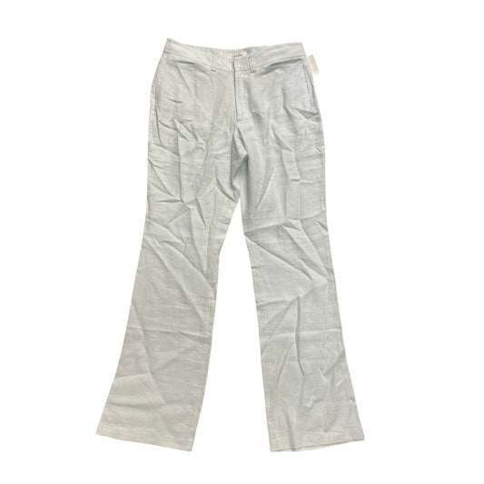 Pants Linen By Calvin Klein In Blue, Size:6