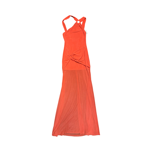 Dress Casual Maxi By Cmc In Coral, Size:S