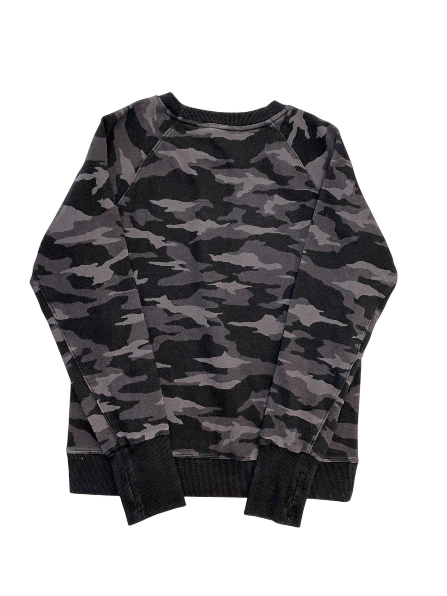 Sweatshirt Crewneck By Athleta In Camouflage Print, Size:S