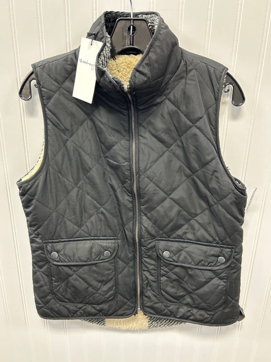 Vest Puffer & Quilted By Thread And Supply In Black, Size:S
