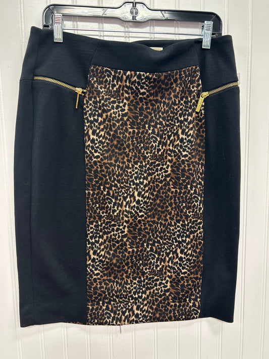 Skirt Midi By Michael By Michael Kors In Animal Print, Size:12