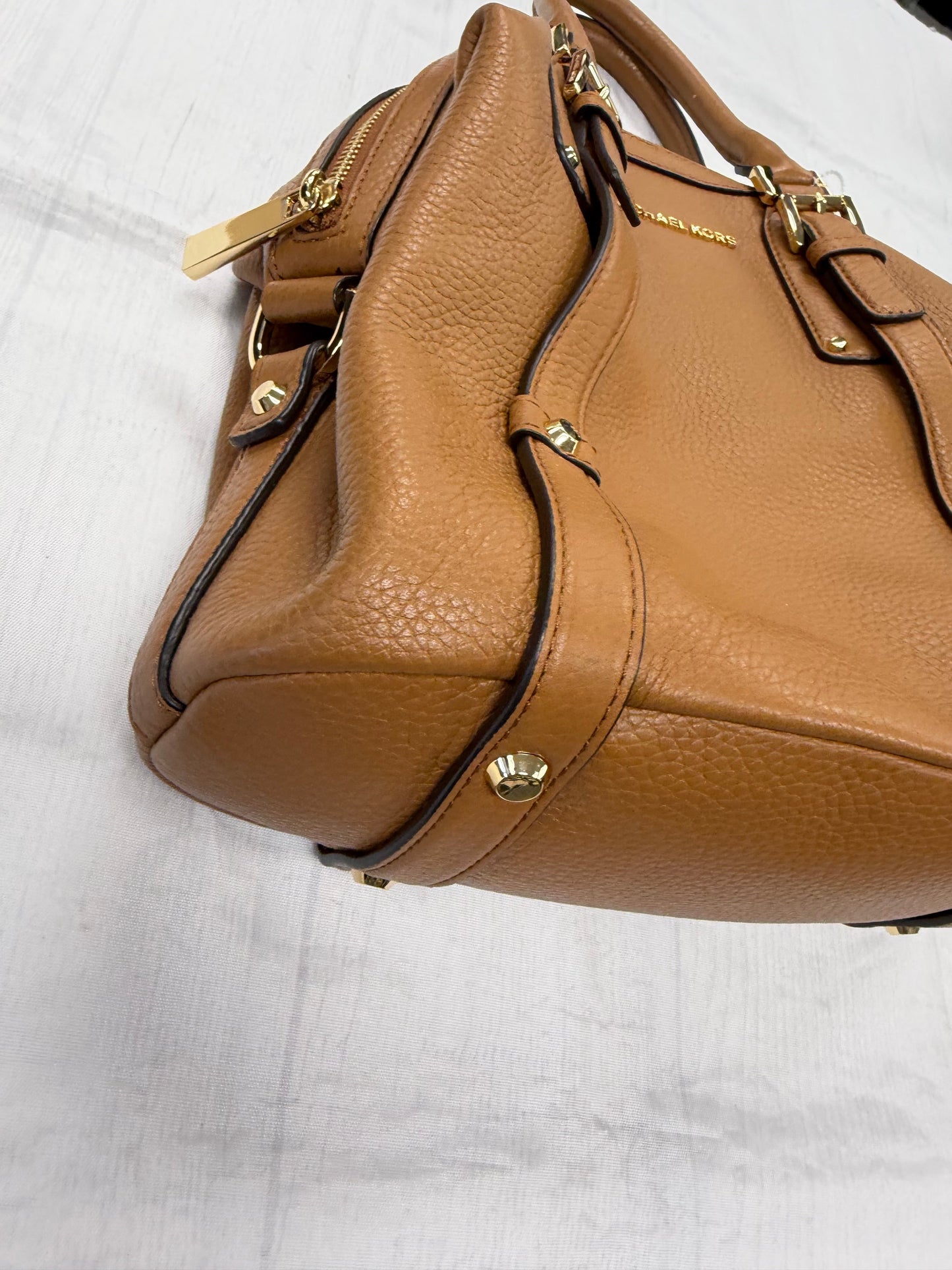Handbag Designer By Michael Kors In Brown, Size:Medium