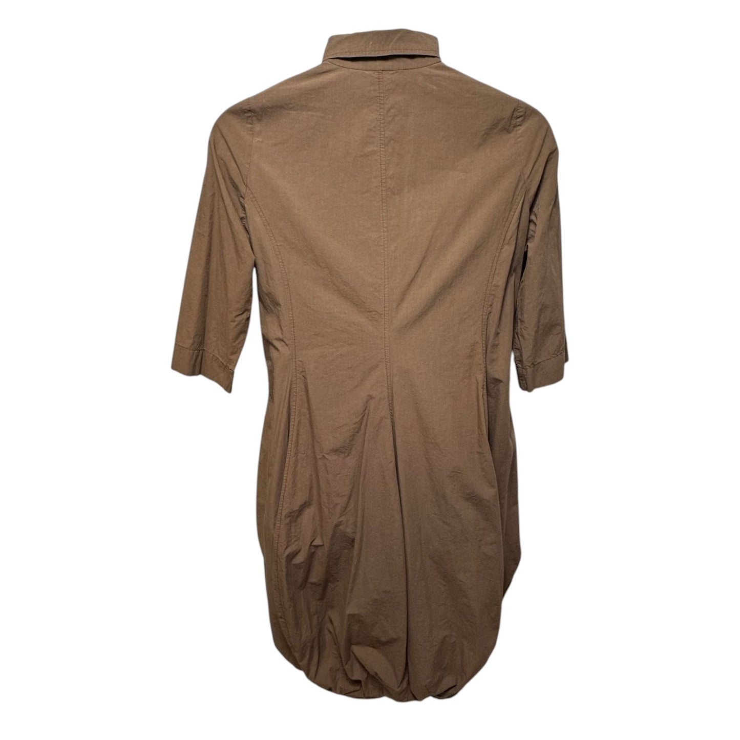Bubble Hem Dress Casual Short By Urban By Alembika In Brown, Size: 4
