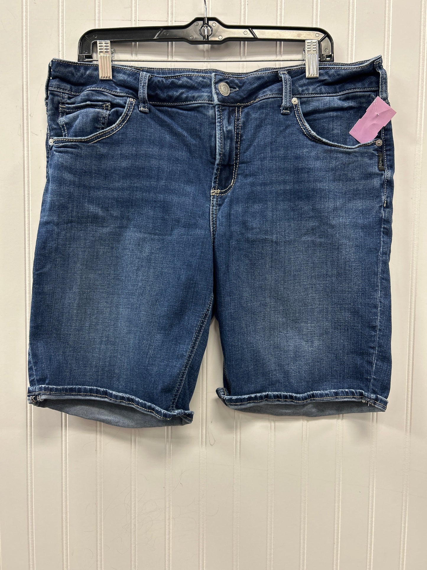 Shorts By Silver In Blue Denim, Size:14