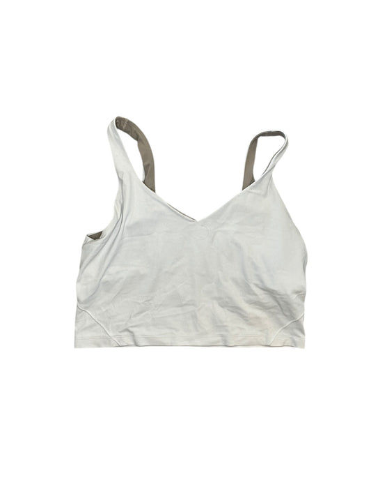 Athletic Bra By Lululemon In White, Size:Xl