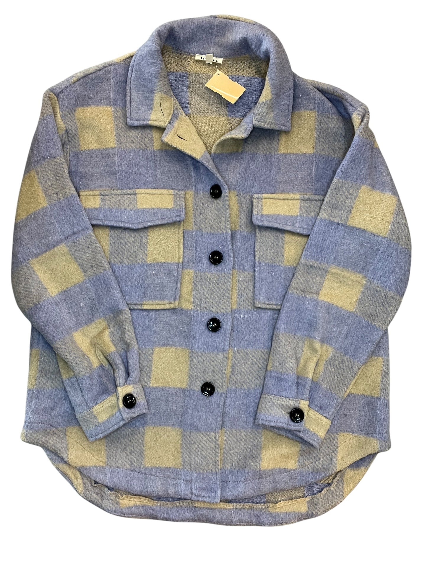 Jacket Shirt By Jodifl In Beige, Size:M