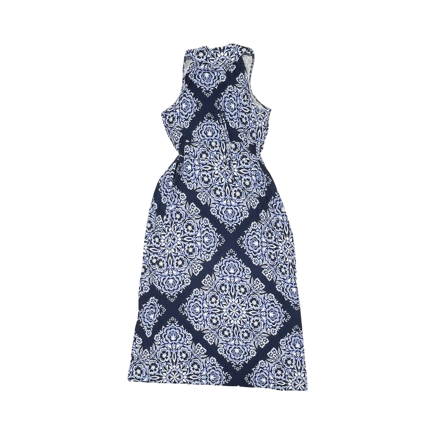 Mat Dress By Motherhood In Blue & White, Size:M