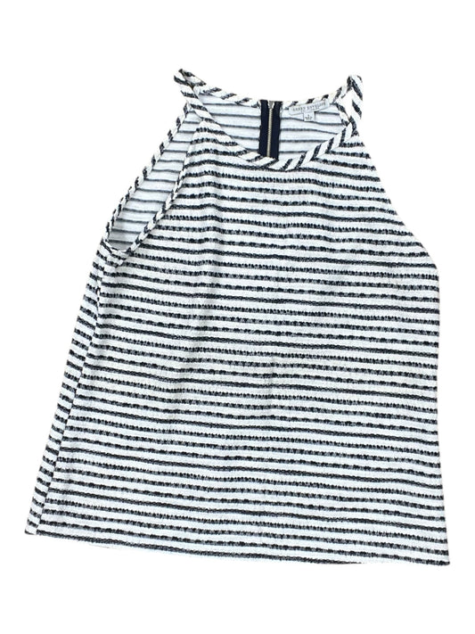 Top Sleeveless By Green Envelope In Blue & White, Size:L