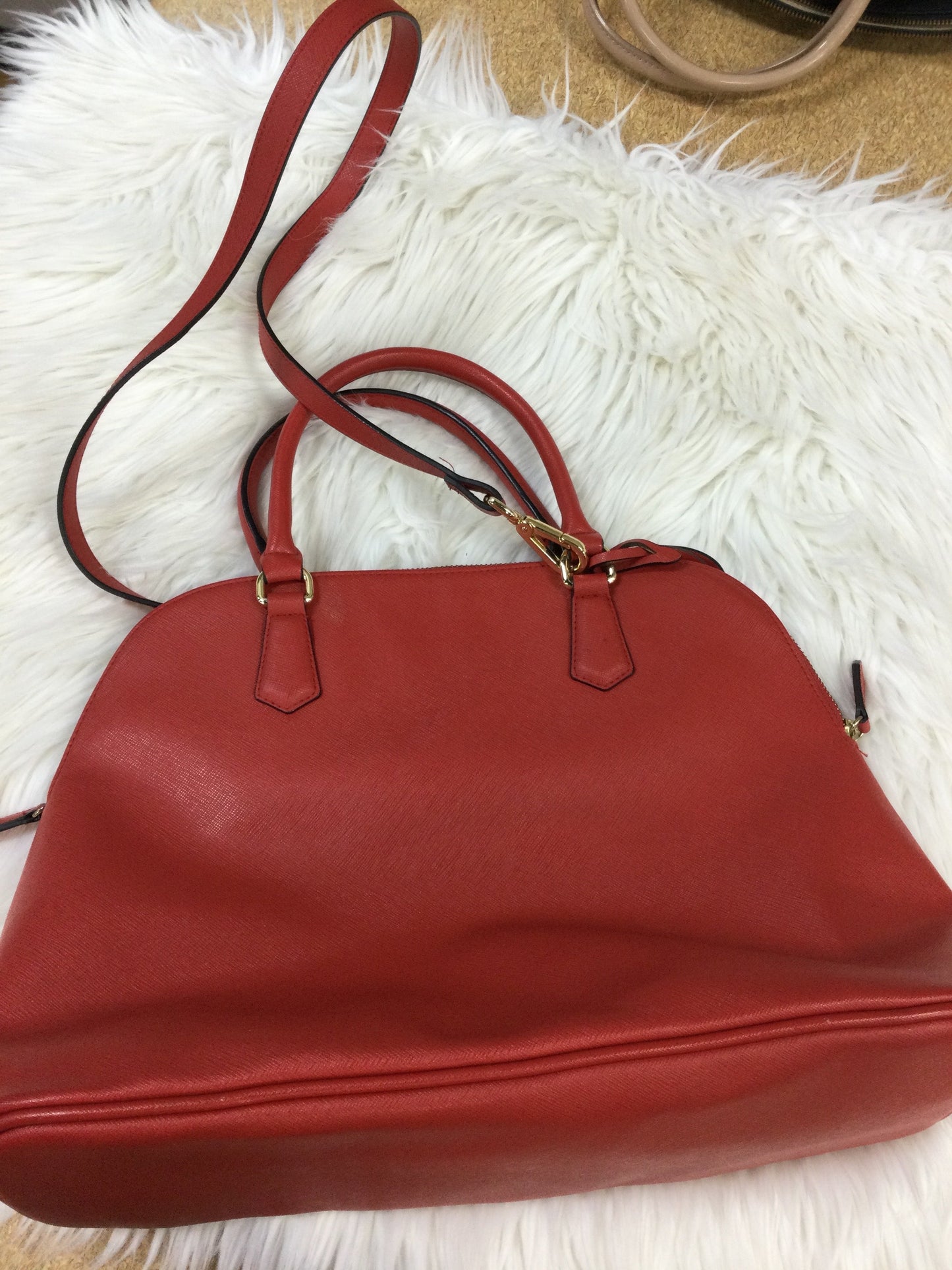 Handbag By Limited In Red, Size:Large