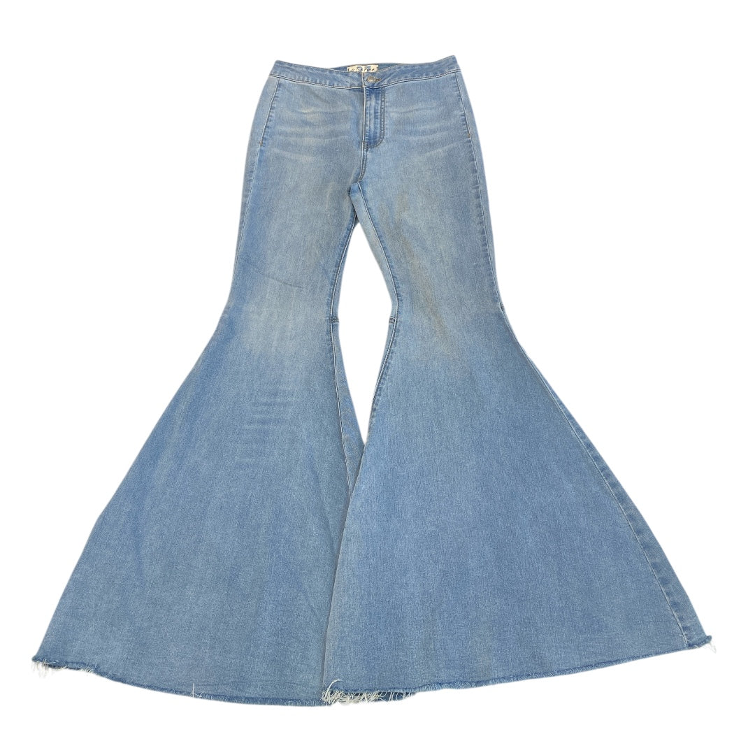 Jeans Flared By We The Free In Blue Denim, Size:4