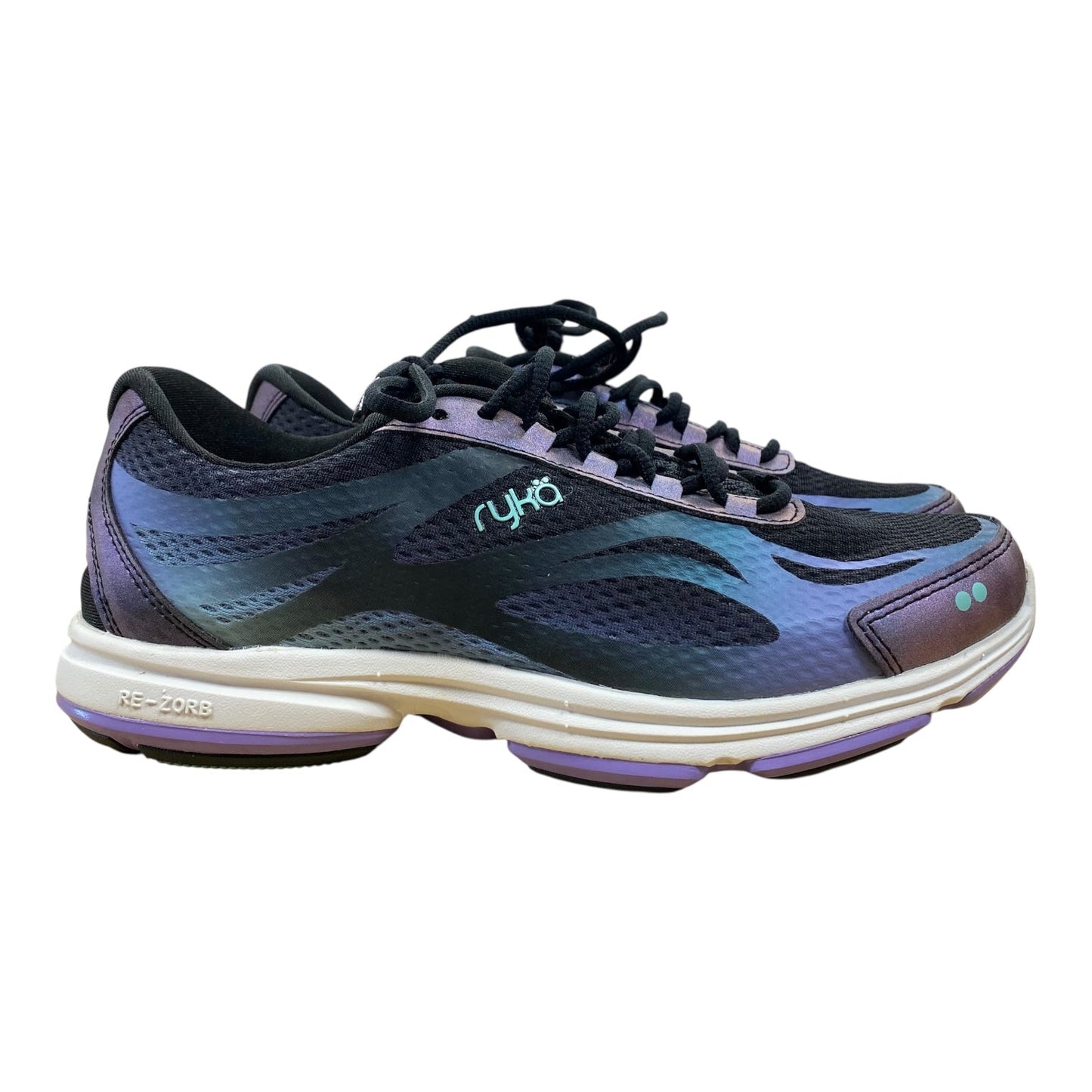 Shoes Athletic By Ryka In Black & Purple, Size:7.5