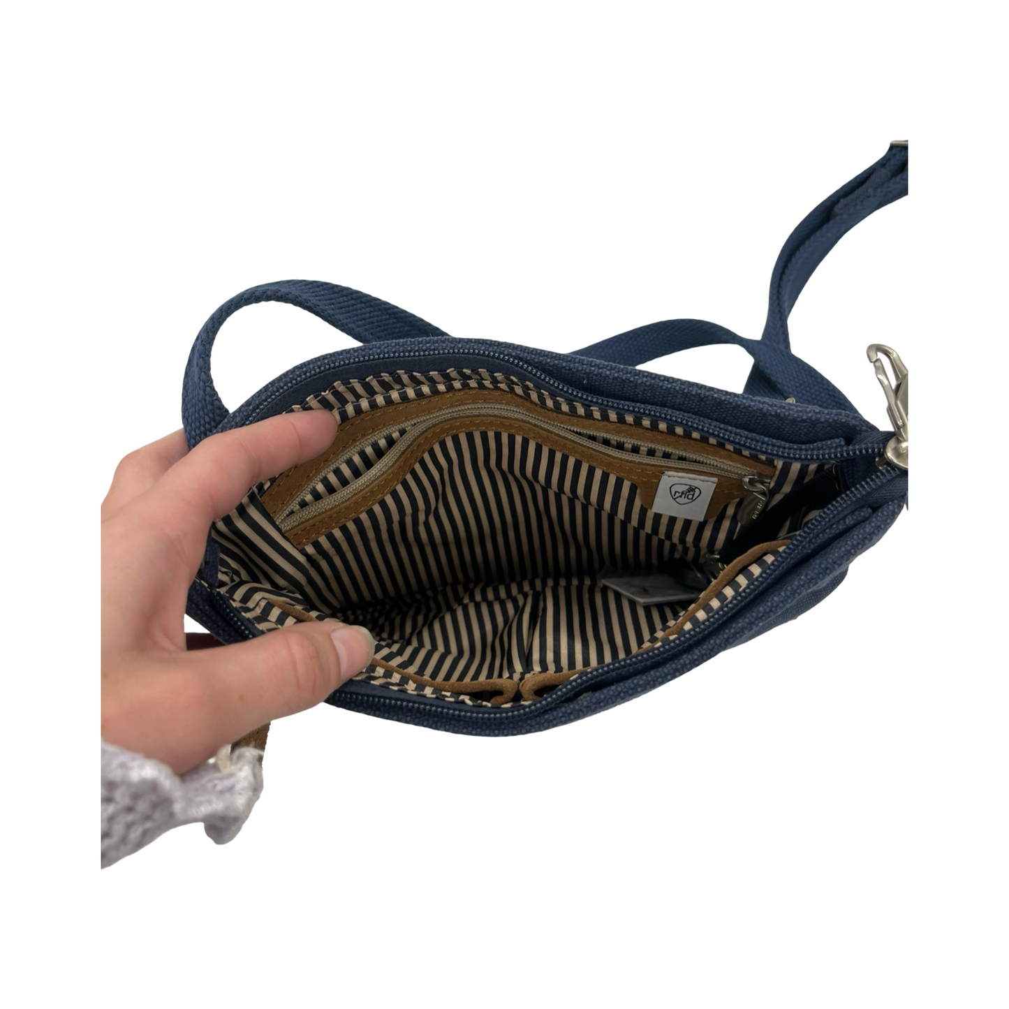 Crossbody By Travelon In Blue, Size:Medium