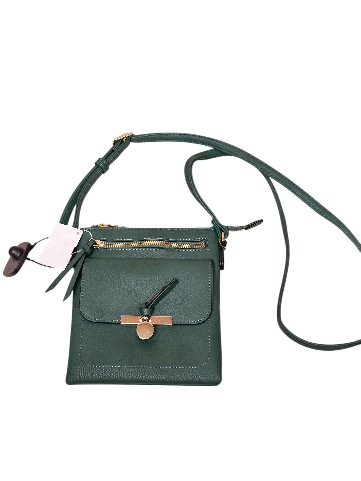 Crossbody By Clothes Mentor In Green, Size:Small