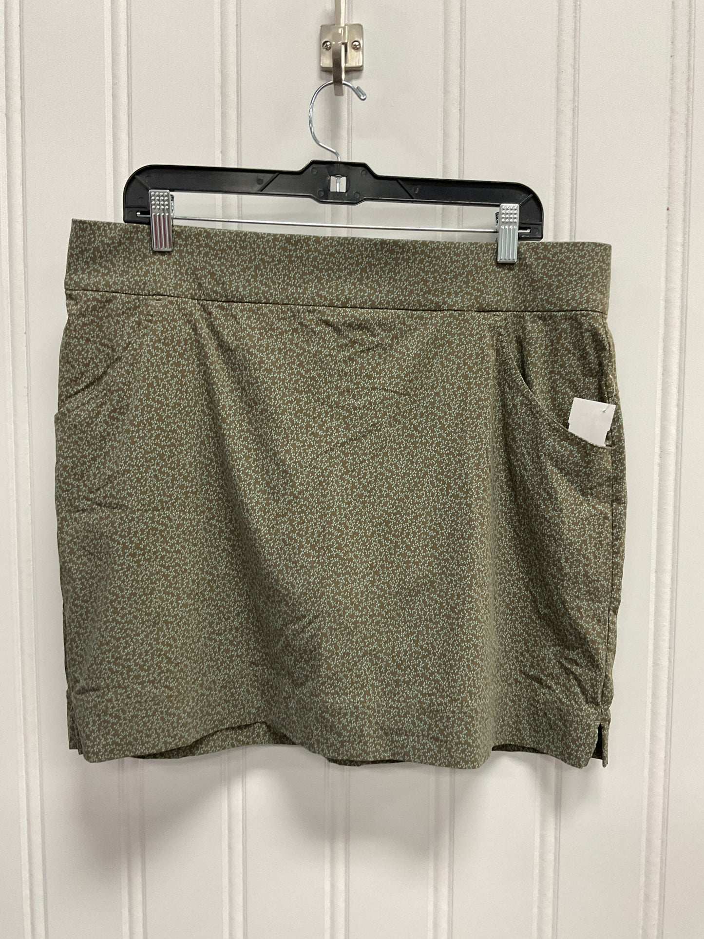 Skort By Columbia In Blue & Brown, Size:Xl