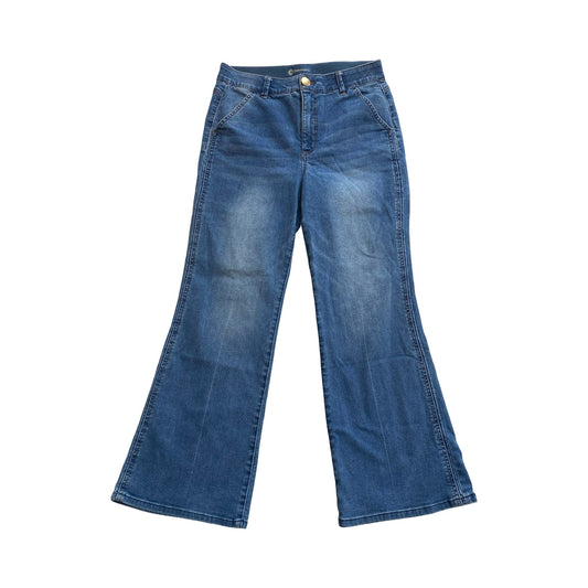 Jeans Boot Cut By Democracy In Blue Denim, Size:10P