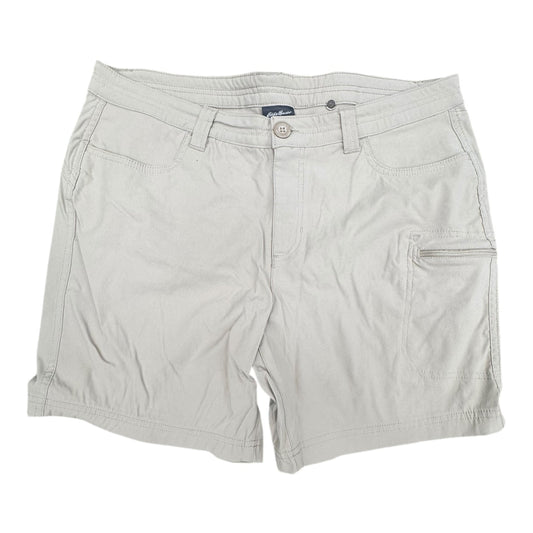 Athletic Shorts By Eddie Bauer In Beige, Size:14