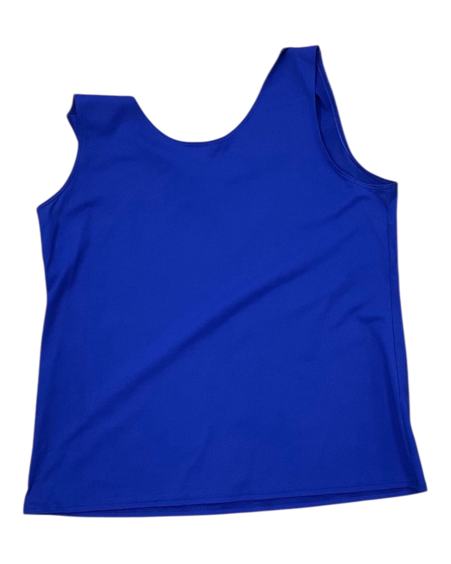 Top Sleeveless Basic By Chicos In Blue, Size:L
