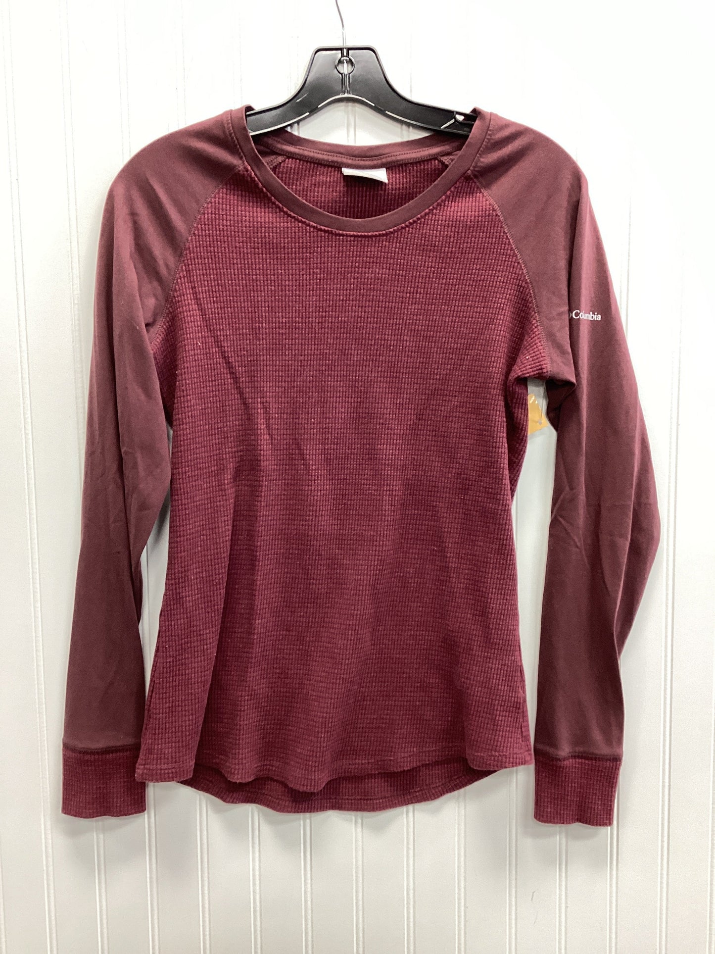 Athletic Top Ls Crewneck By Columbia In Red, Size:M