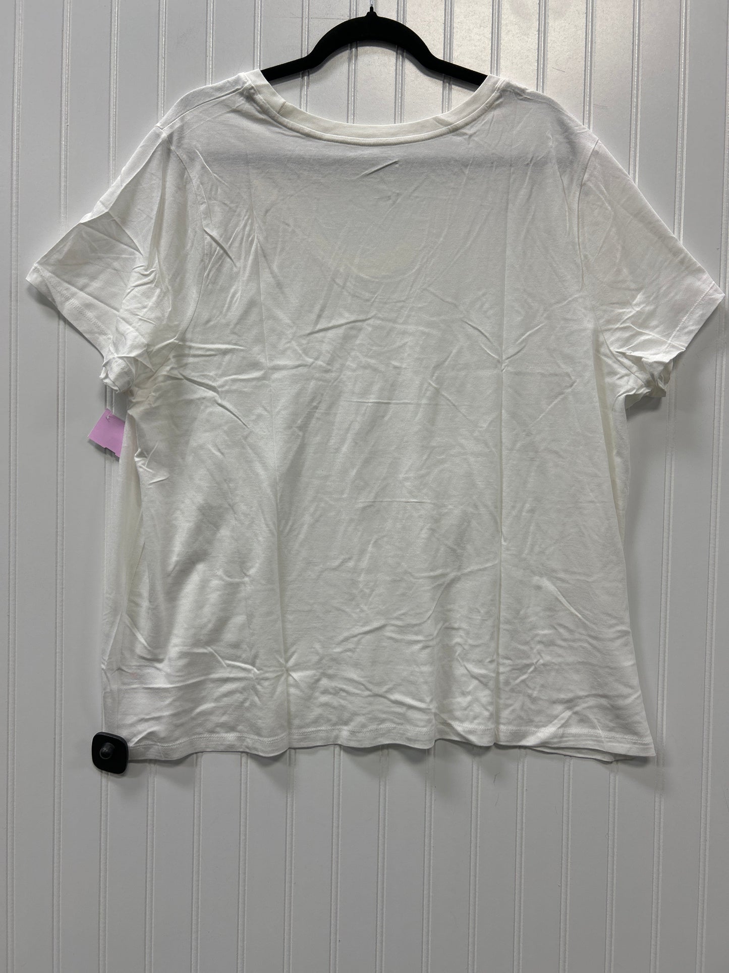 Top Ss Basic By A New Day In White, Size:2X