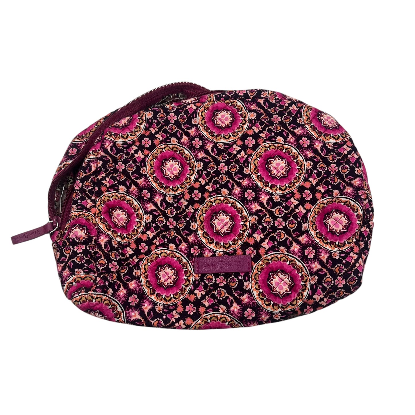 Makeup Bag By Vera Bradley In Pink, Size:Medium