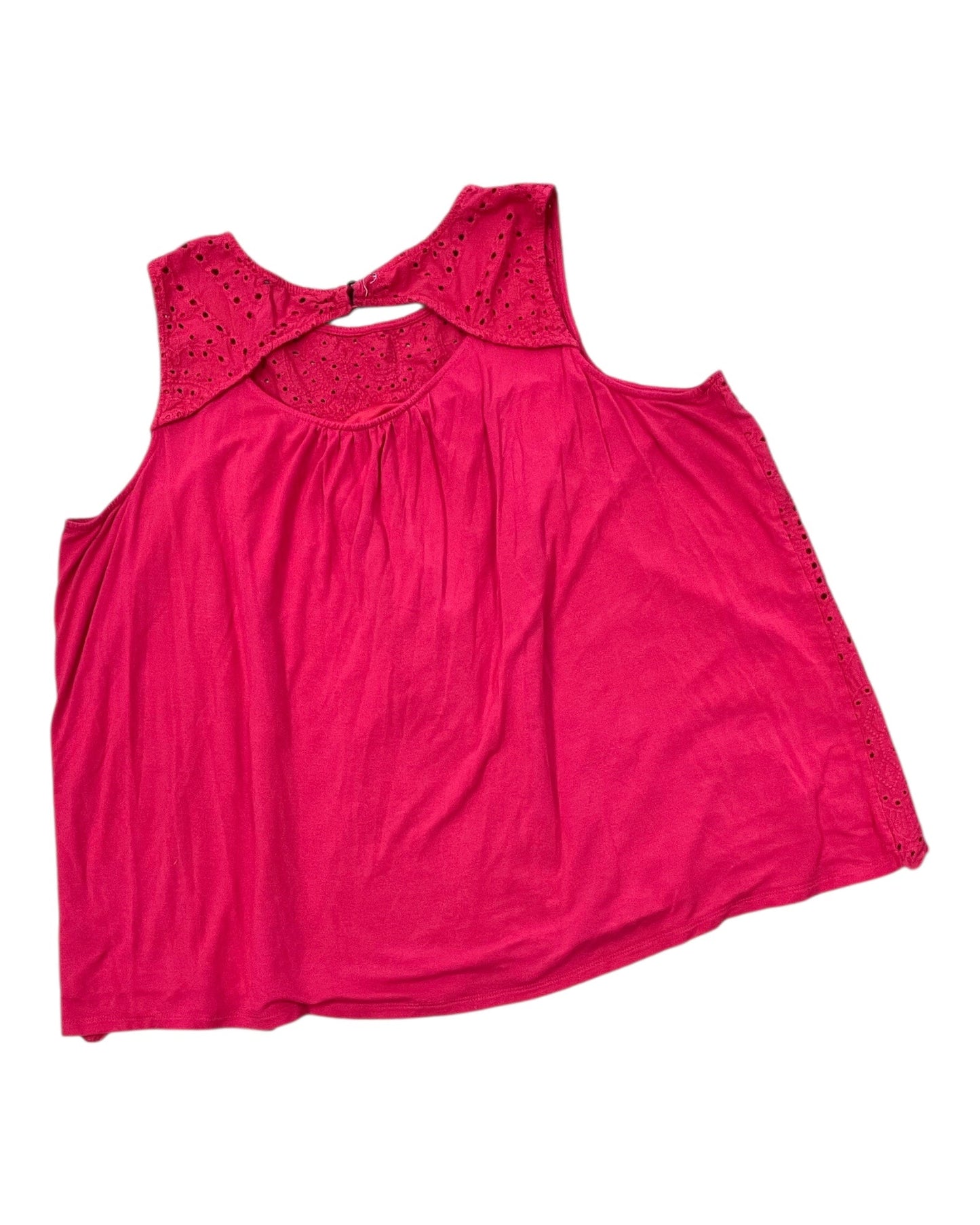 Top Sleeveless By Maurices In Red, Size:3X