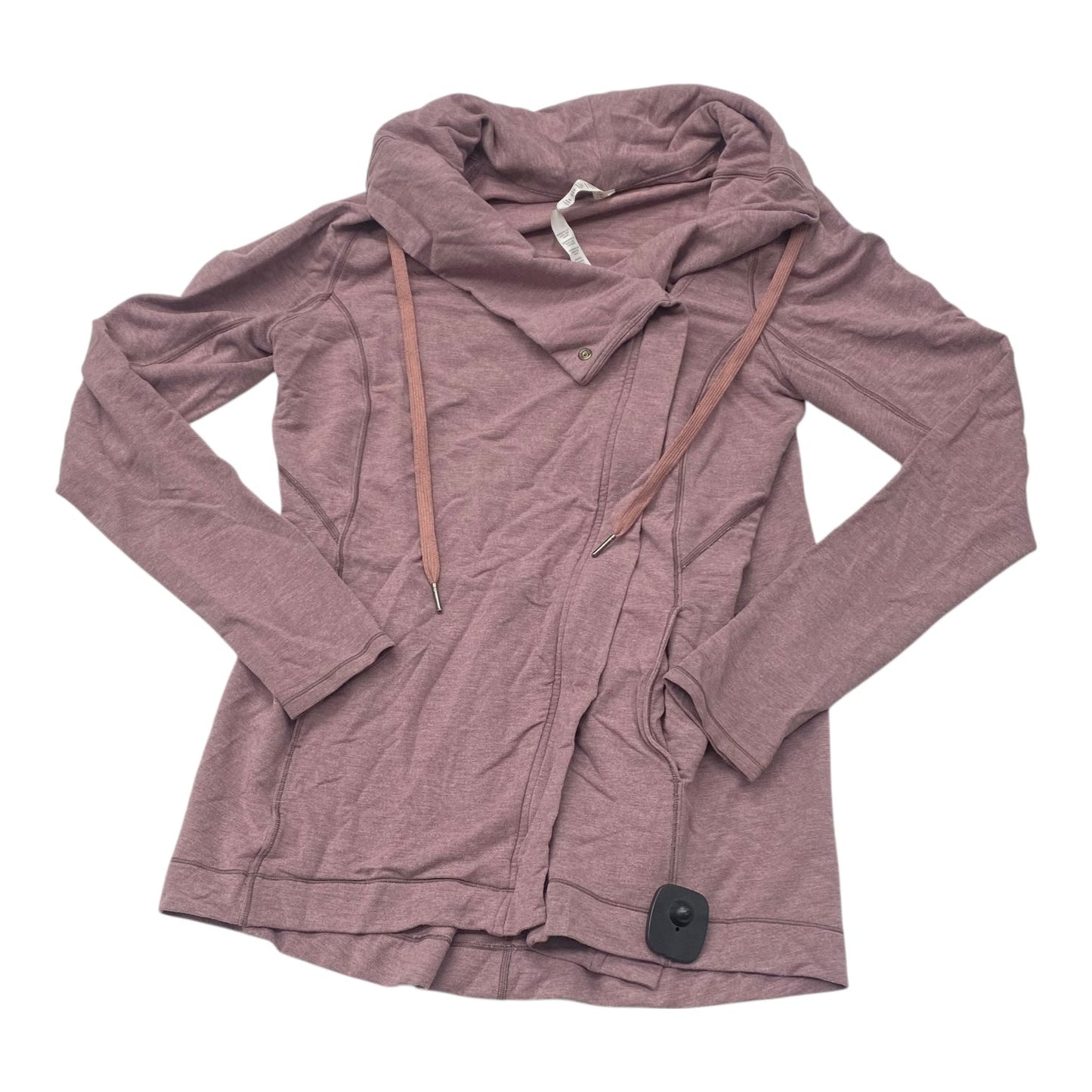 Athletic Sweatshirt Collar By Lululemon In Pink, Size:6