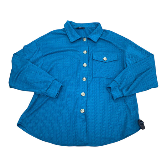 Top Ls By Dokotoo In Teal, Size:M